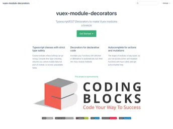 Vuex Module Decorators screenshot