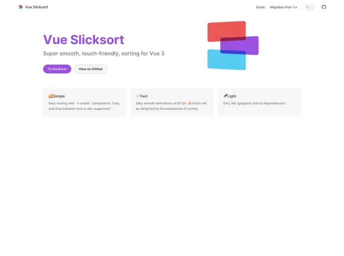 Vue Slicksort screenshot