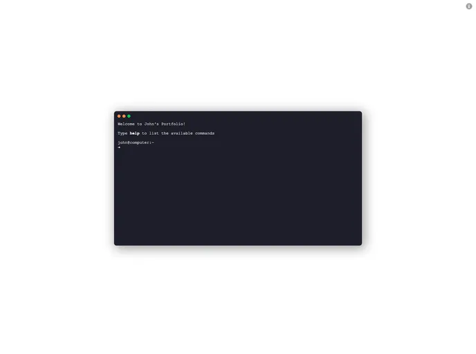 Vuepress Theme Terminal screenshot