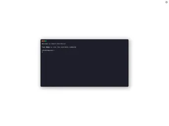 Vuepress Theme Terminal screenshot