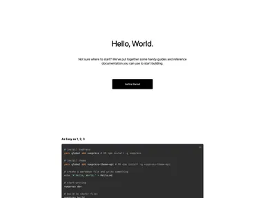 Vuepress Theme Api screenshot