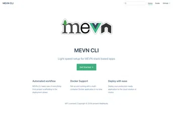 Mevn Cli screenshot