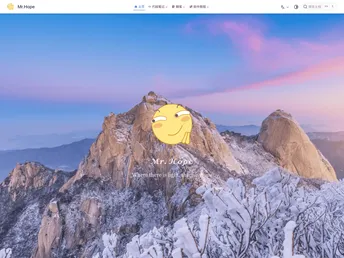Mister Hope.github.io screenshot