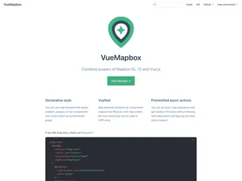 Vue Mapbox screenshot